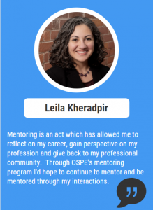 Volunteer Leila Kherapir