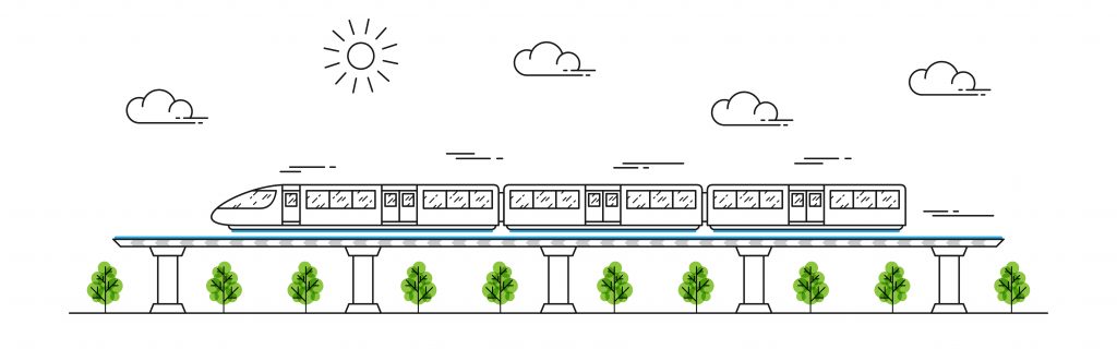 Mobility App train tracks