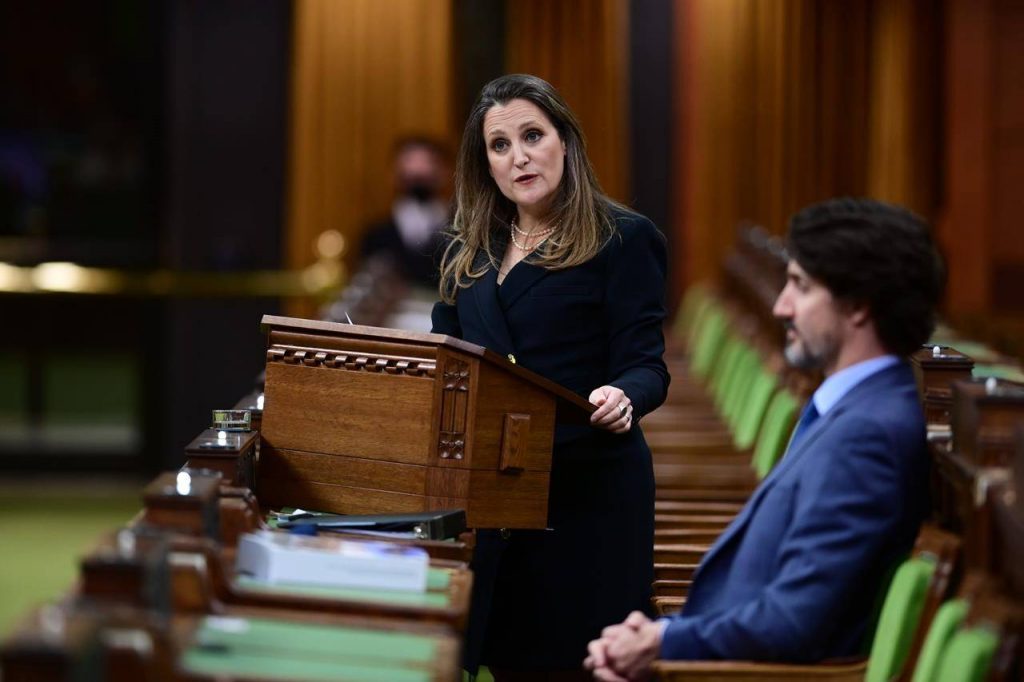 chrystia freeland budget 2021
