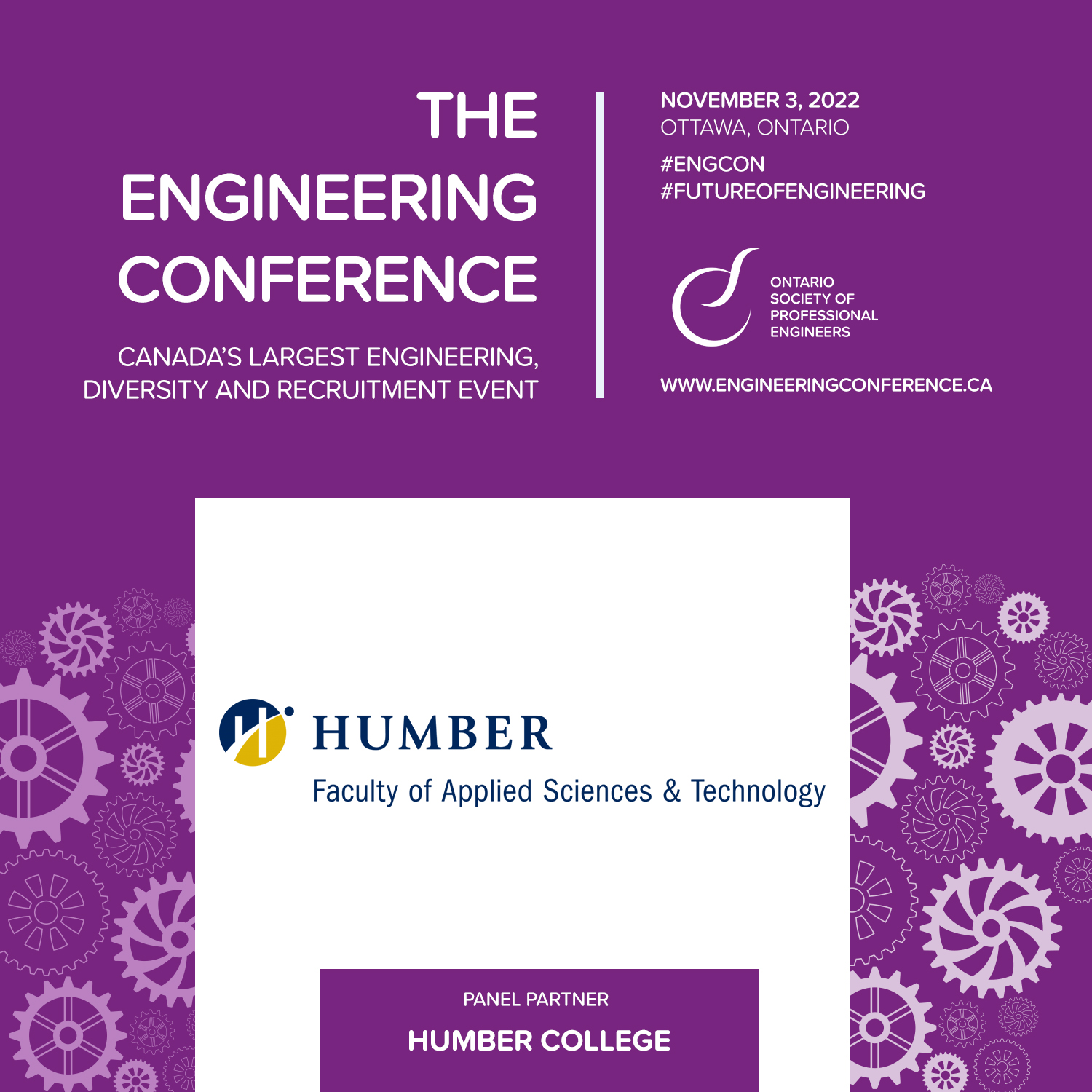 The Engineering Conference 2022 OSPE Announces Humber College as Panel