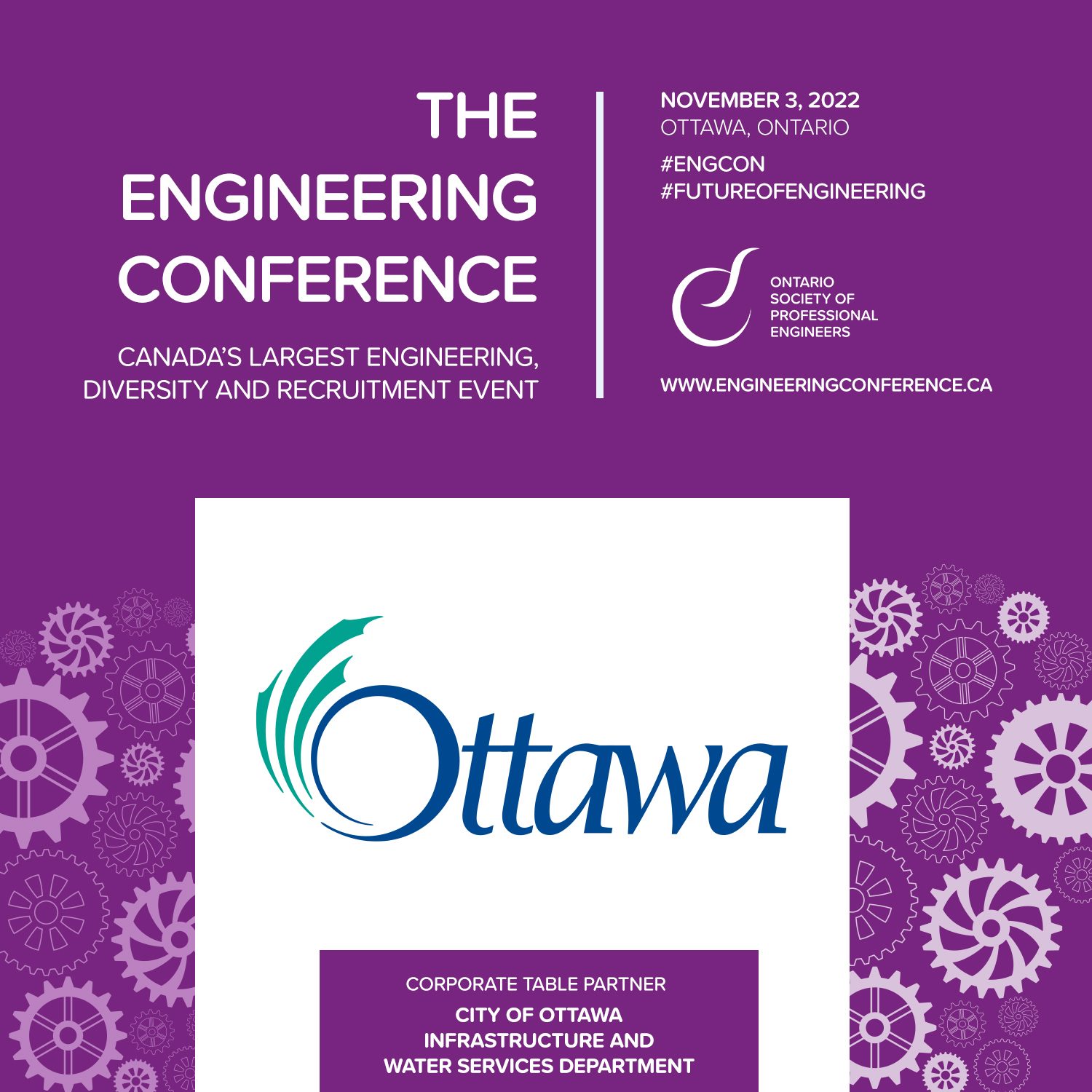 The engineering conference 2022 ospe announces city of ottawa