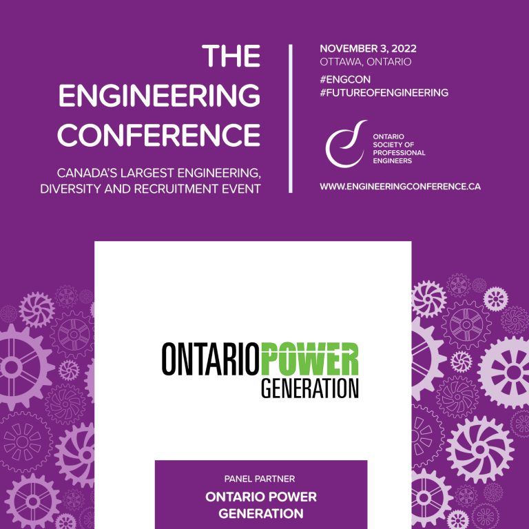 The Engineering Conference 2022 OSPE Announces Ontario Power