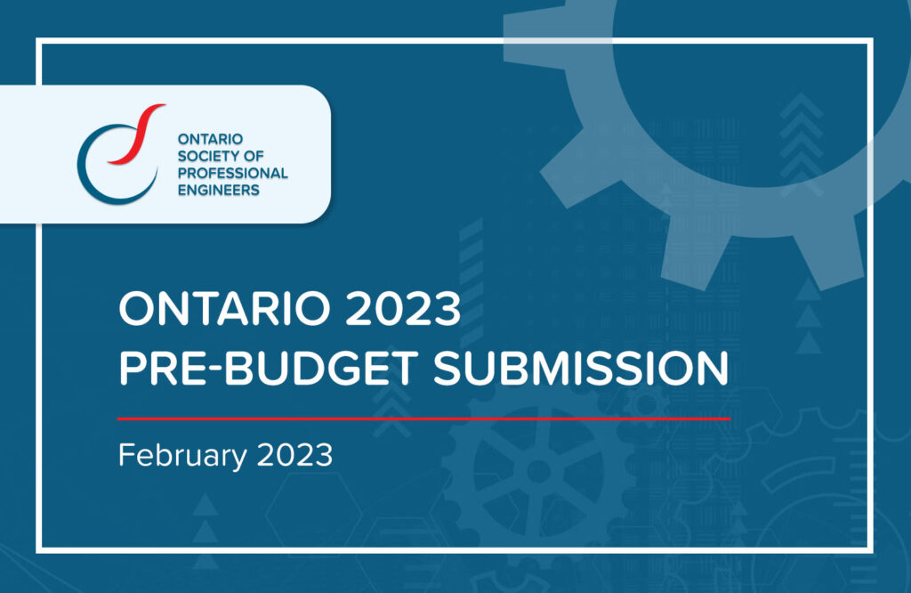 OSPE Responds to Ontario’s 20232024 PreBudget Consultations • Ontario