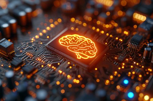 concept-The-motherboard-in-the-picture-is-Brain-Technology